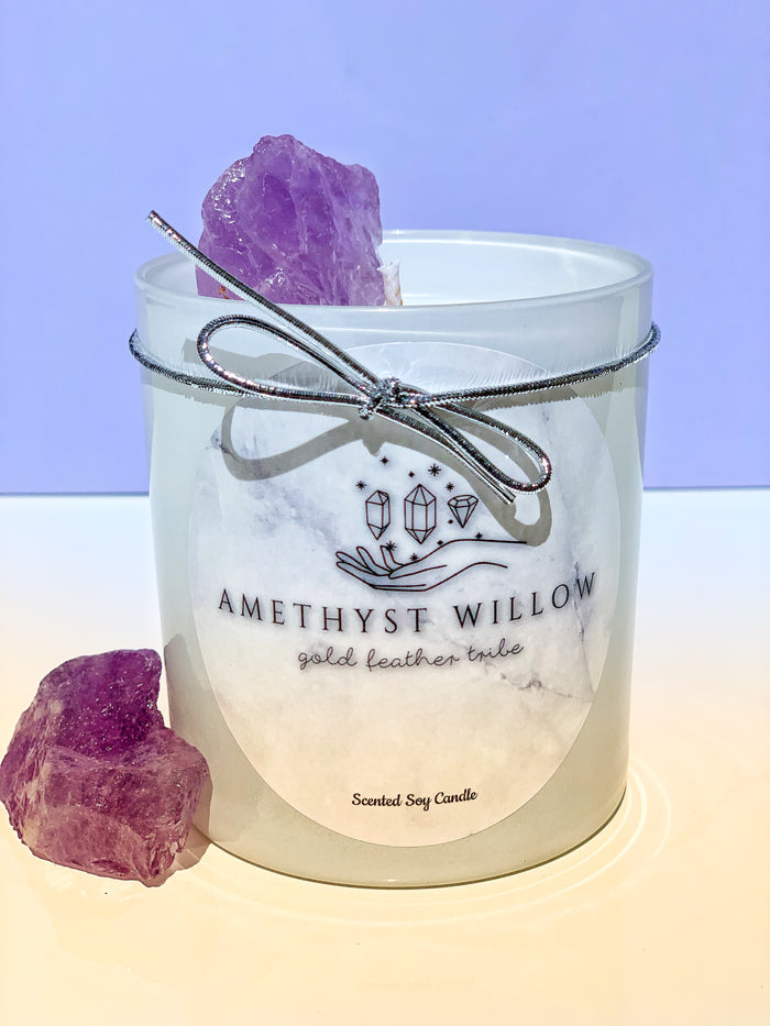 Amethyst Willow Soy Candle