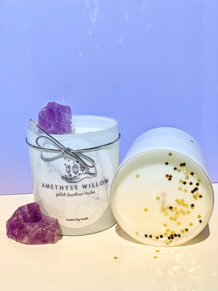 Amethyst Willow Soy Candle