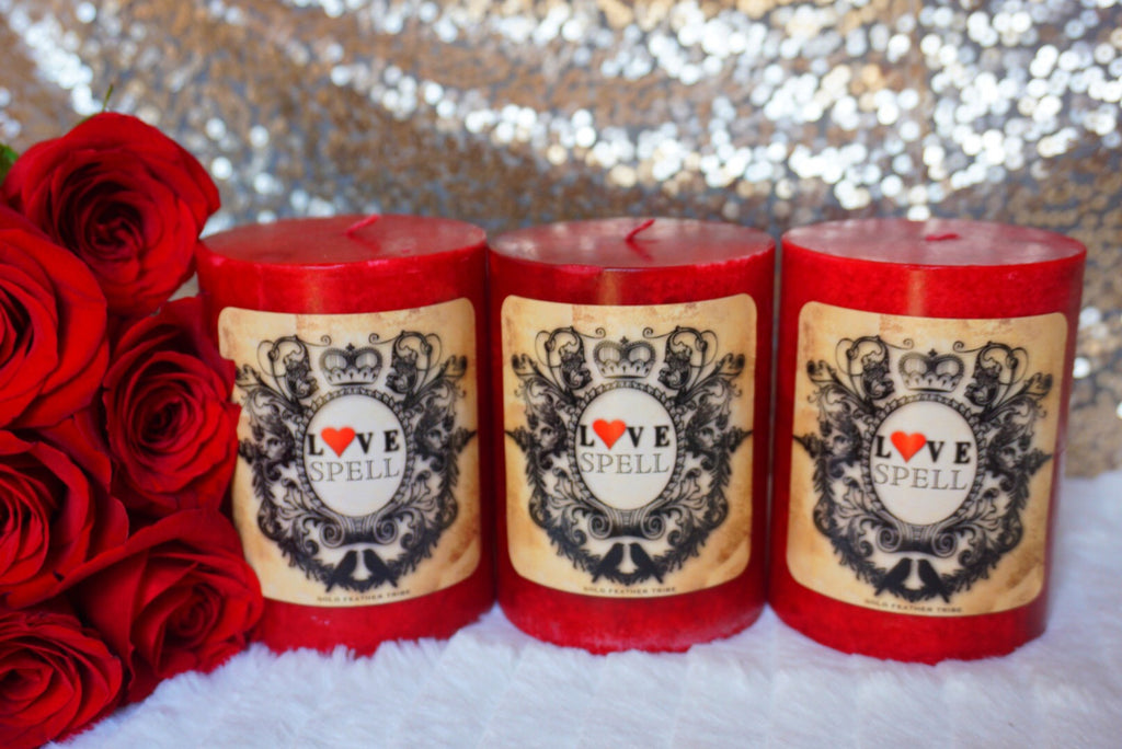 Love Spell Ritual Candle