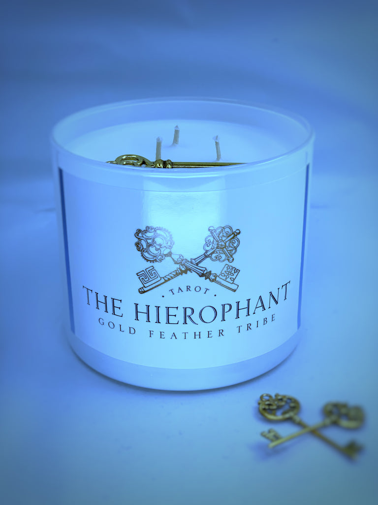 The Hierophant Tarot Candle